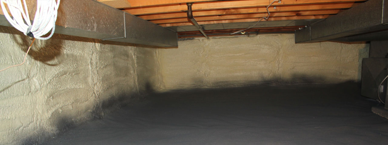 Juno spray foam insulation for crawl spaces